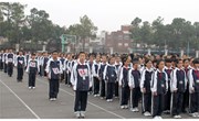 我校举行第三届体育节跑操比赛