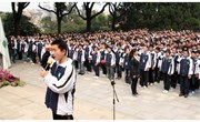 我校组织2011年清明祭扫革命烈士墓活动