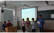 我校初二年级各班举办主题班会