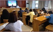 我校召开初二教学调研反馈会