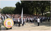 我校举行清明祭扫活动