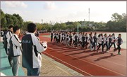 我校举行2016年体育节跑操比赛