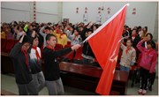 我校举行2018年少先队建队仪式