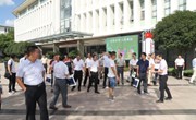 广西贺州市八步区、钟山县考察团来我校参观交流
